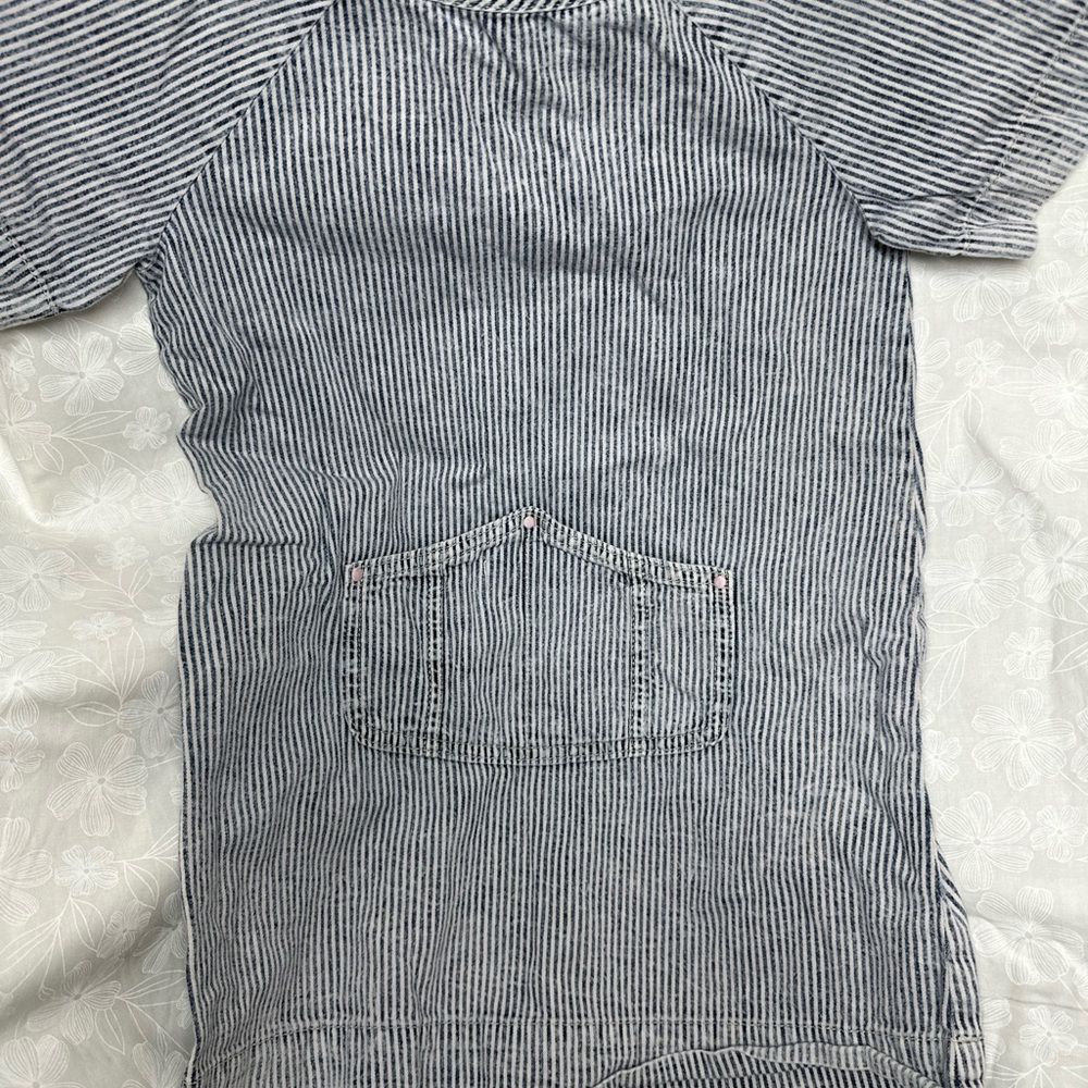 Gymboree Stripe Train Conductor Dress